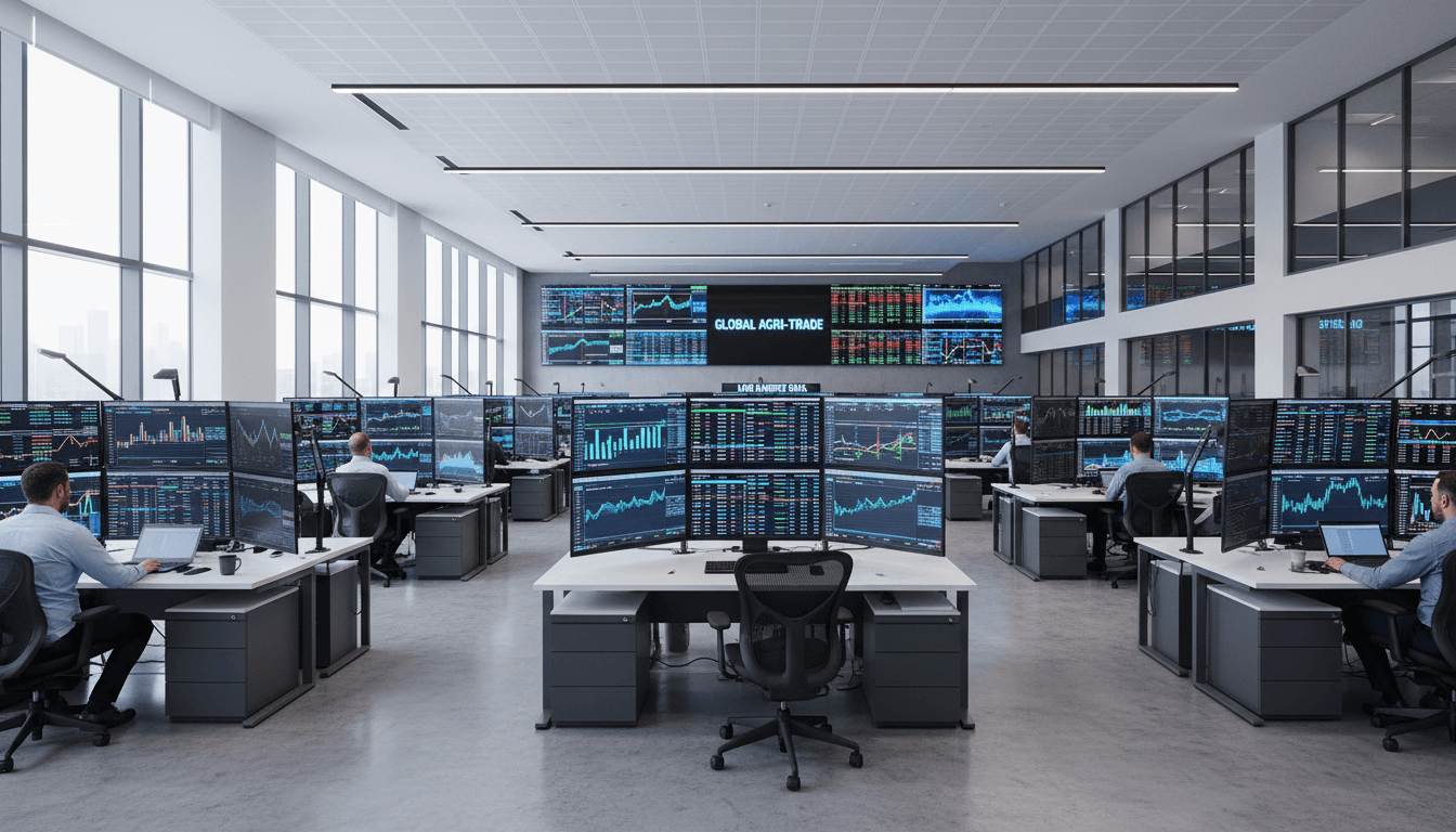 Plataforma de negociação de commodities com tecnologia cripto integrada